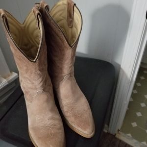 Womens vintage suede western boots 9.5 M